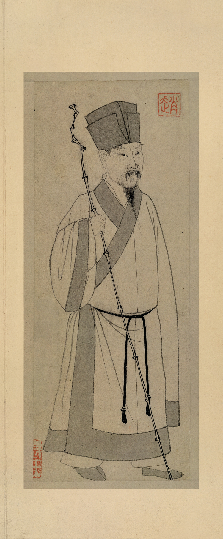 Portrait of Su Dongpo wearing the Dongpo Jin Hat