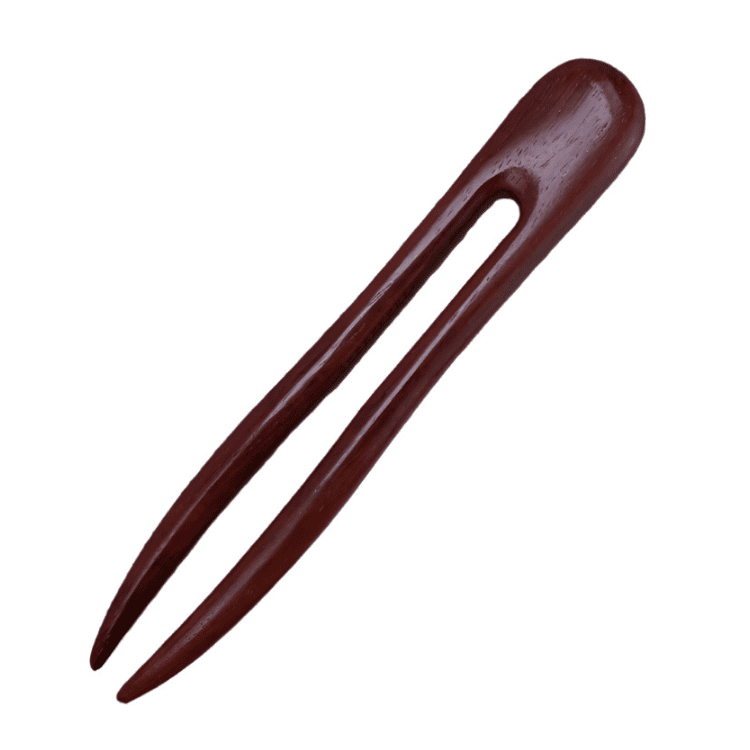 Bloodwood U-shaped Chai Hairpin