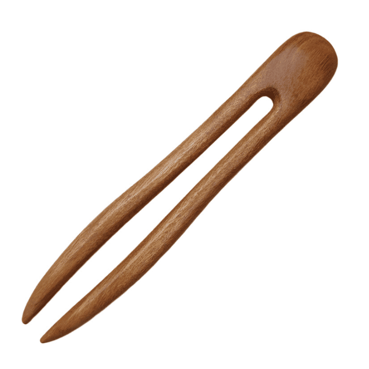 Rosewood U-shaped Chai Hairpin