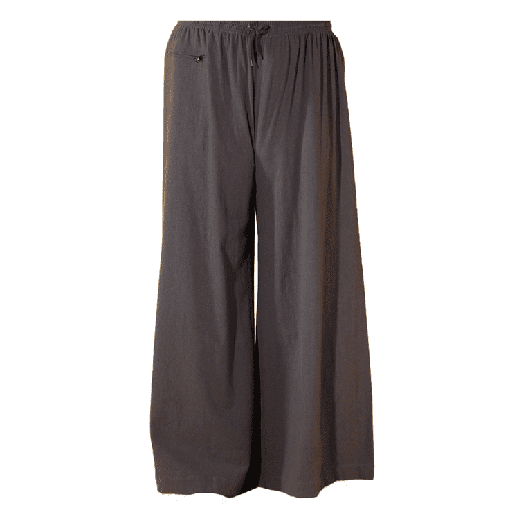 Dark Grey Shaolin Monk Pants for Spring and Autumn