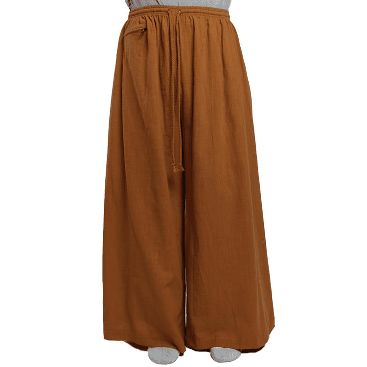 Yellow Shaolin Monk Pants for Summer
