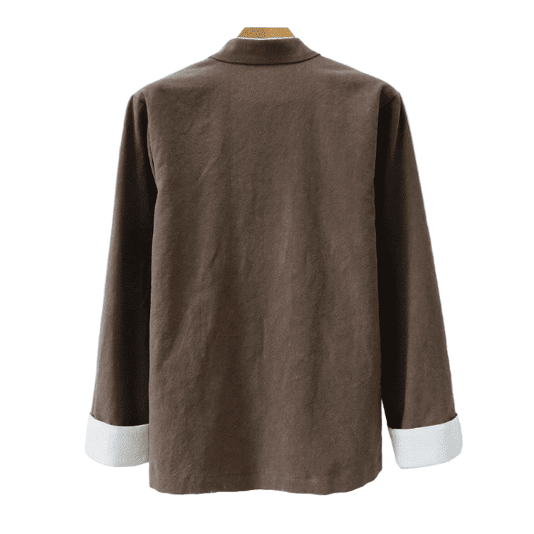 Back of Coffee Tangzhuang Jacket