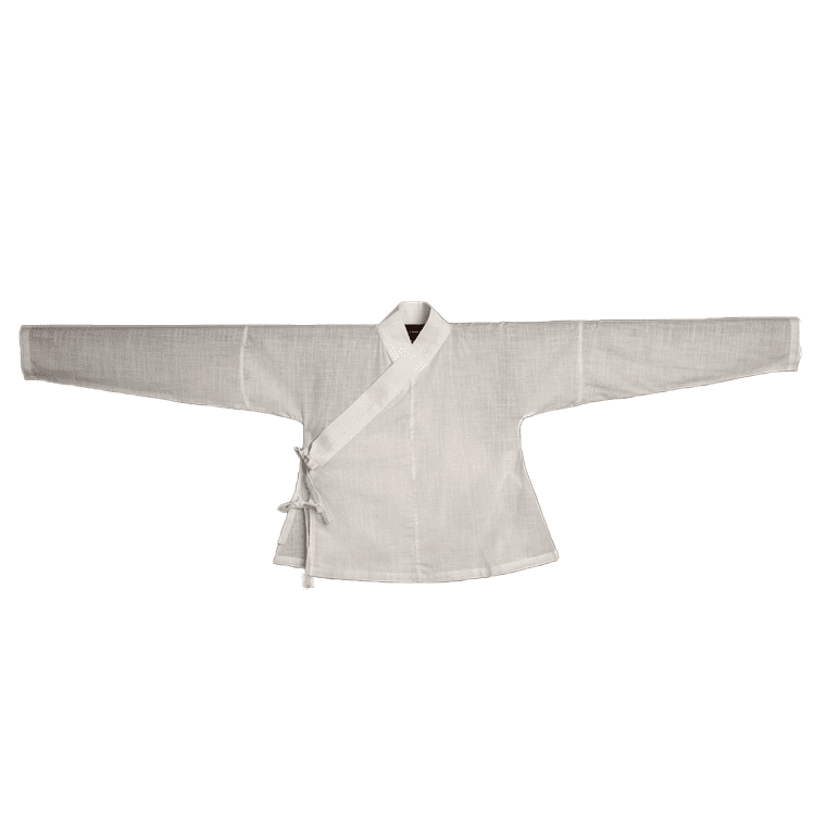 White Zhongyi Hanfu Shirt