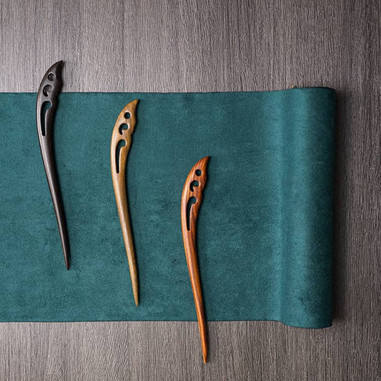 18cm Sandalwood Chinese Hairpins Zan