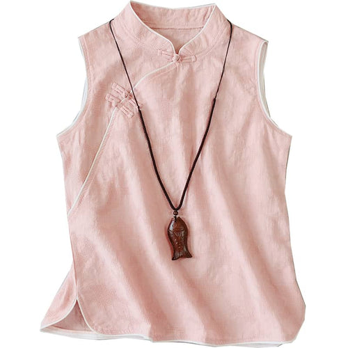 Pink qipao/cheongsam vest