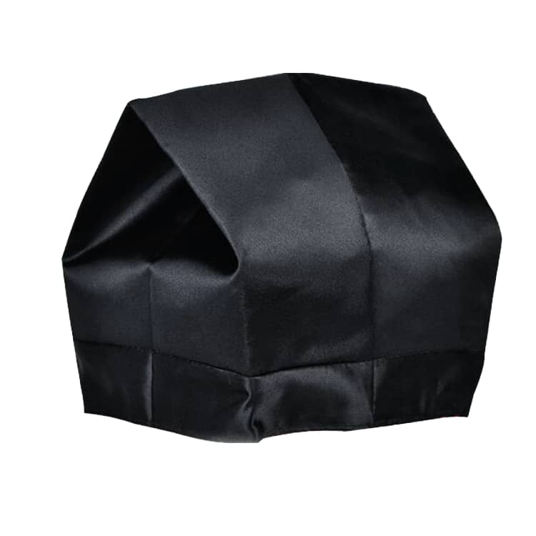 Back of a Wudang Taoist hat made by satin fabric