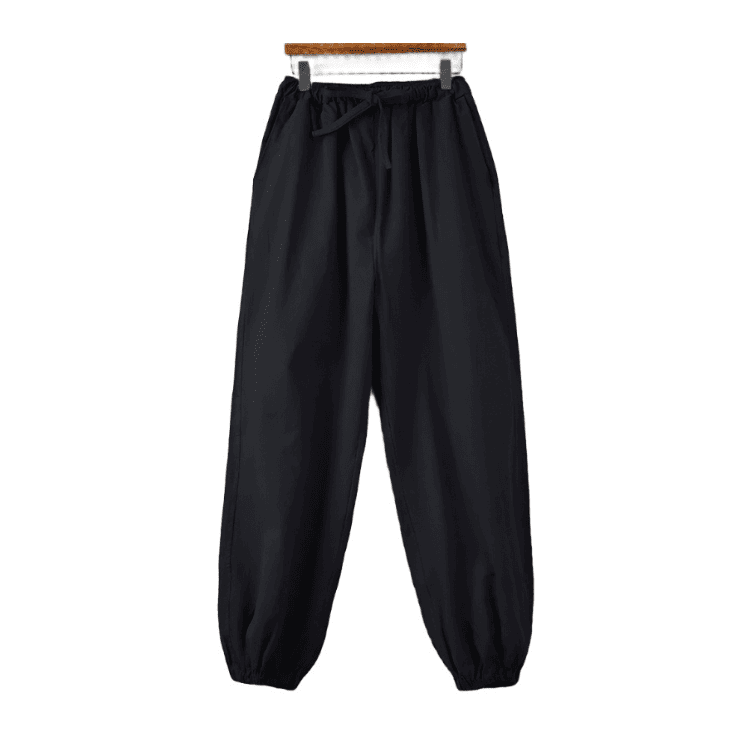 Black Bruce Lee Style Pants