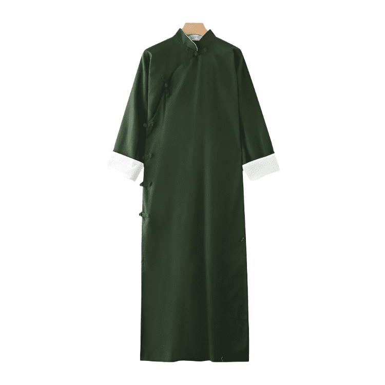 Army Green Changshan Robe