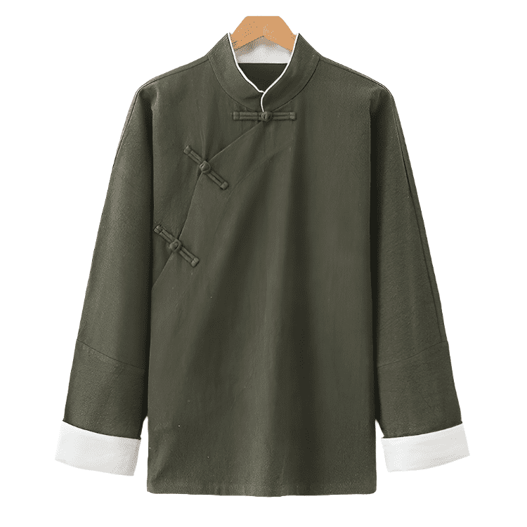 Army Green Changshan Jacket