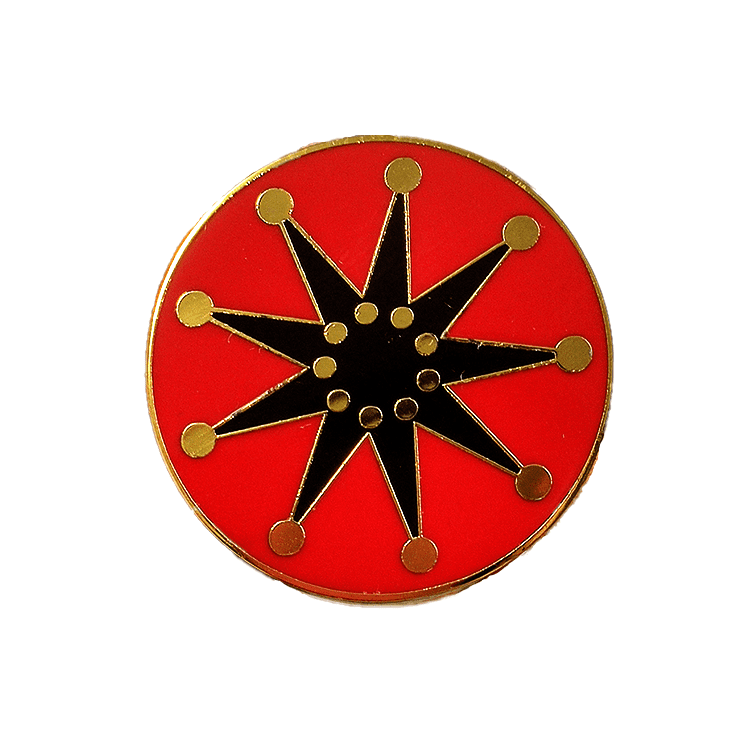 Front of Eighteen Stars of Iron Blood Badge (Replica)