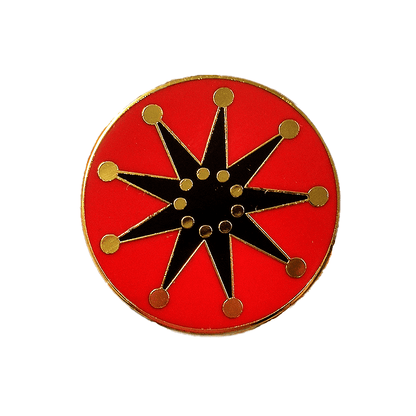 Front of Eighteen Stars of Iron Blood Badge (Replica)