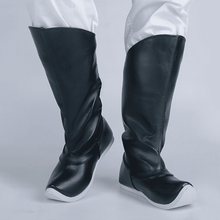 Load image into Gallery viewer, Black Leather Hanfu Boots Zaoxue
