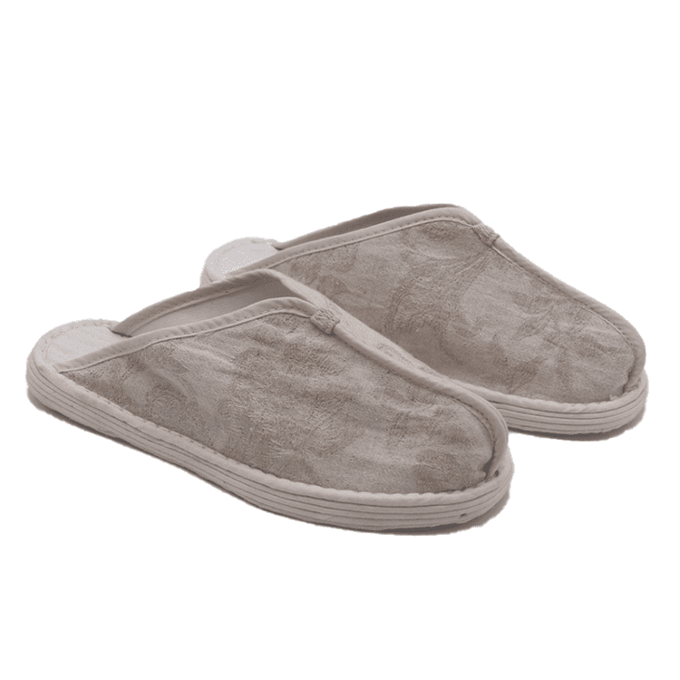 Beige Hanfu Cloth Slippers