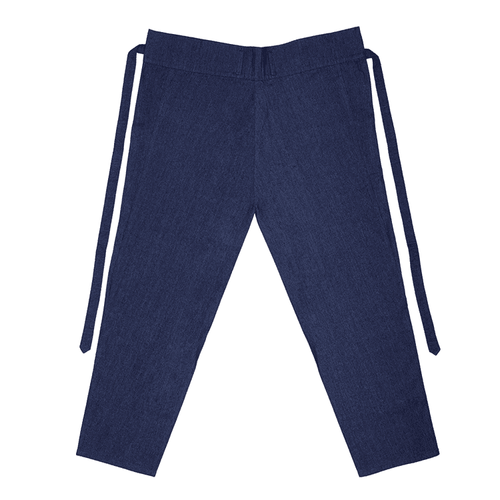 Navy Blue Hanfu Jeans