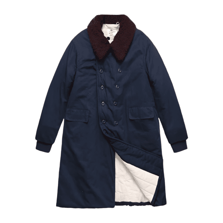 Navy Blue Modernized 1965 Style Jundayi Overcoat