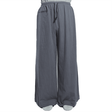 Load image into Gallery viewer, Dark Grey Monk Pants for Summer
