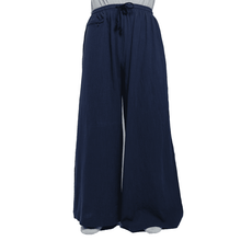 Load image into Gallery viewer, Navy Blue Monk Pants for Summer
