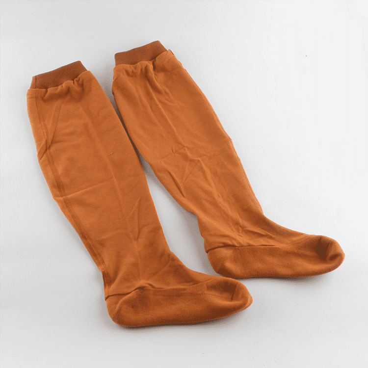 Yellow Shaolin Monk Socks with Elastic Straps