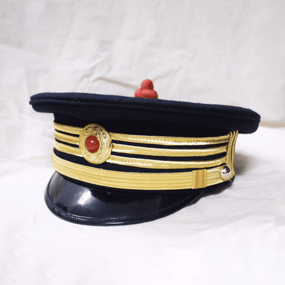 The Peaked Cap (Golden Thread Version) from the Dress Uniform of the Qing Dynasty’s New Army