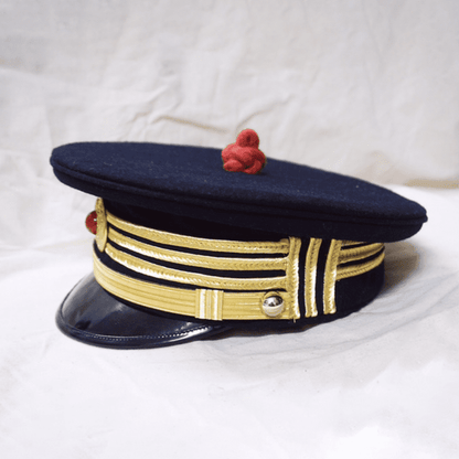 The Peaked Cap (Golden Thread Version) from the Dress Uniform of the Qing Dynasty’s New Army