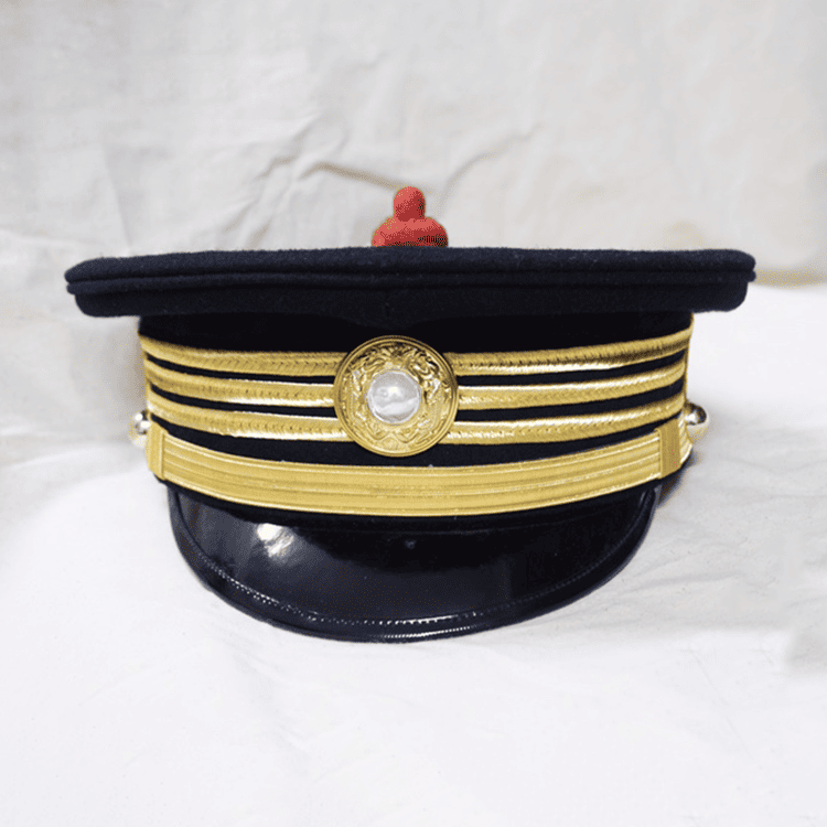 The Peaked Cap (Golden Thread Version) from the Dress Uniform of the Qing Dynasty’s New Army