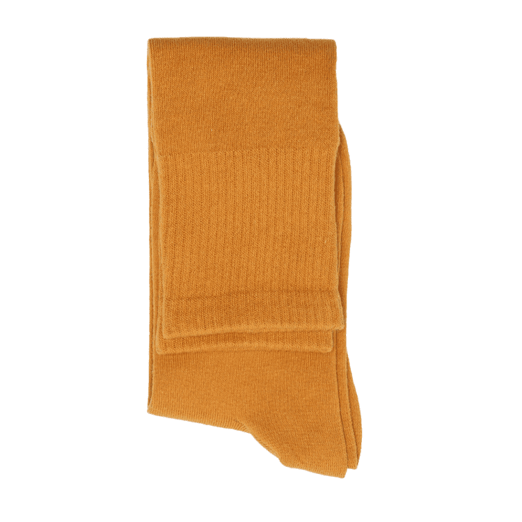 Yellowish Brown Elastic Shaolin Monk Socks