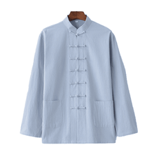 Load image into Gallery viewer, Sky Blue Tang Shirt with 7 Buttons
