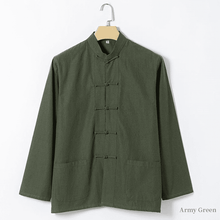 Load image into Gallery viewer, Army Green Tang Shirt
