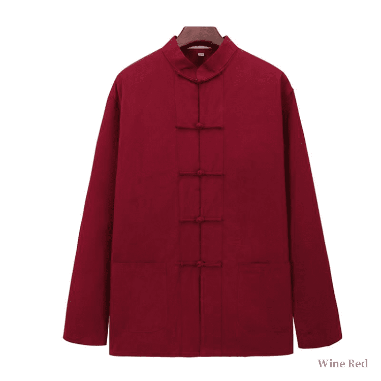 Wine Red Tang Shirt