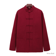 Load image into Gallery viewer, Wine Red Tang Shirt
