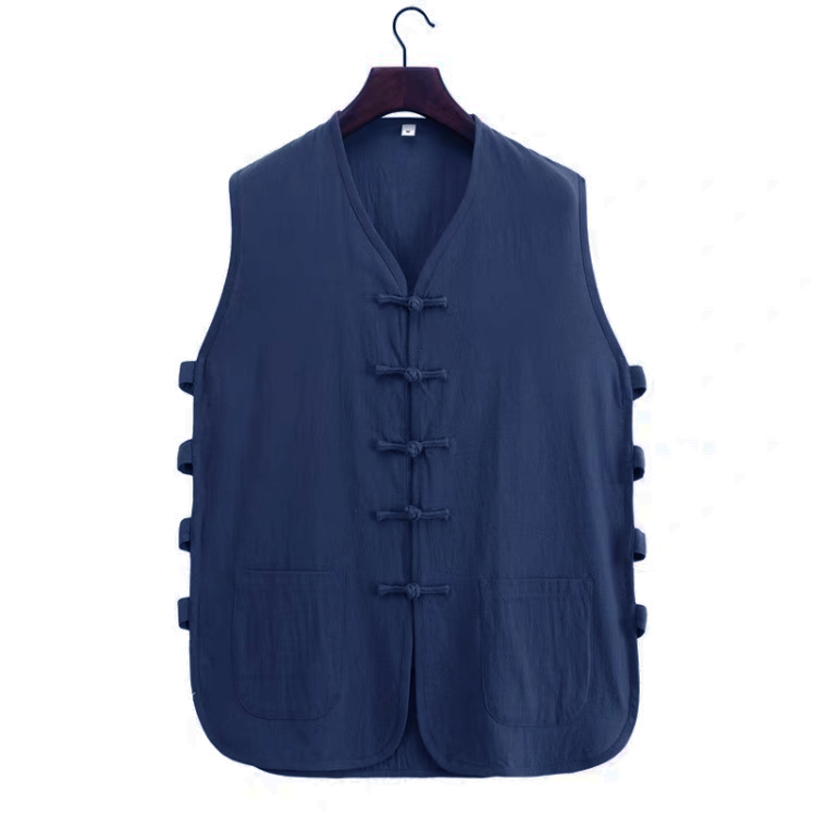 Solid Navy Blue Tang Vest