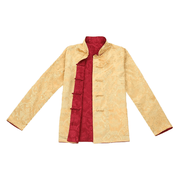 Red and Gold Tangzhuang Jacket for Chinese New Year