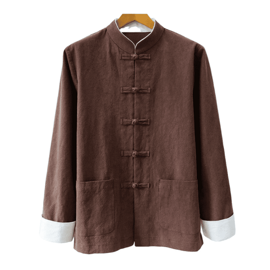 Coffee Tangzhuang Jacket
