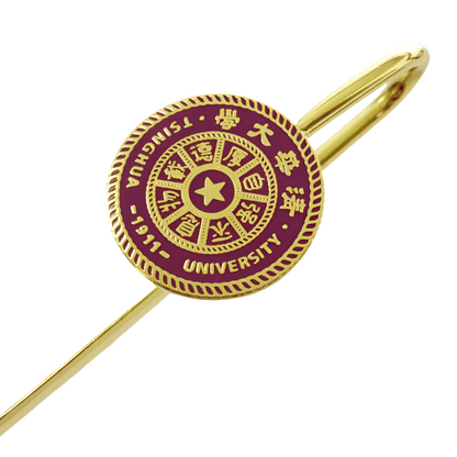 Golden Tsinghua University Bookmark