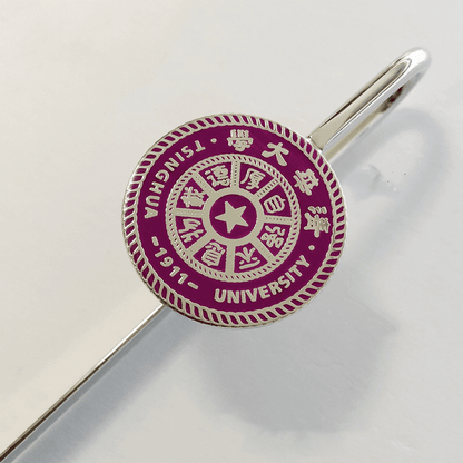 Silver Tsinghua University Bookmark