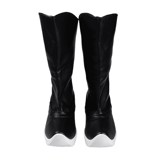 Black Leather Zaoxue Hanfu Boots