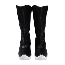 Load image into Gallery viewer, Black Leather Zaoxue Hanfu Boots
