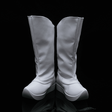 Load image into Gallery viewer, White Leather Zaoxue Hanfu Boots
