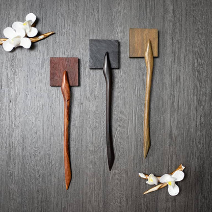 18cm Sandalwood Chinese Hairpins Zan