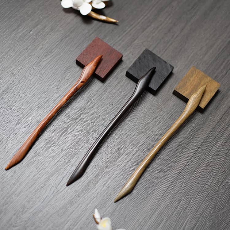 18cm Sandalwood Chinese Hairpins Zan