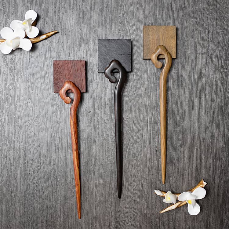 18cm Sandalwood Chinese Hairpins Zan