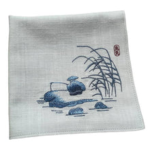 Load image into Gallery viewer, Chinese Handkerchief with Fisherman Pattern (Customizable)

