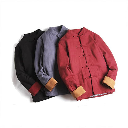 Chinese Jackets with Folded Cuffs