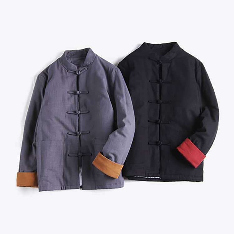 Chinese Jackets with Folded Cuffs