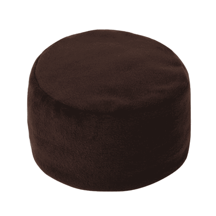Dark coffee Shaolin monk hat