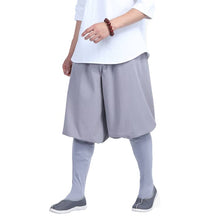 Load image into Gallery viewer, Grey shaolin monk pants
