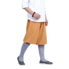 Load image into Gallery viewer, Yellow shaolin monk pants
