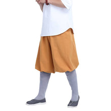 Load image into Gallery viewer, Yellow shaolin monk pants
