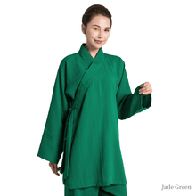 Load image into Gallery viewer, jade green tai chi uniform suit for men and women
