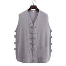 Load image into Gallery viewer, Light Grey Tang Suit Vest
